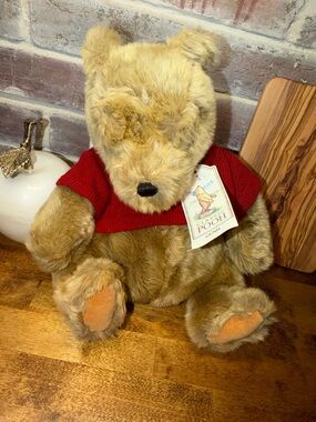 Gund Classic Pooh Plush Bear with Red Sweater